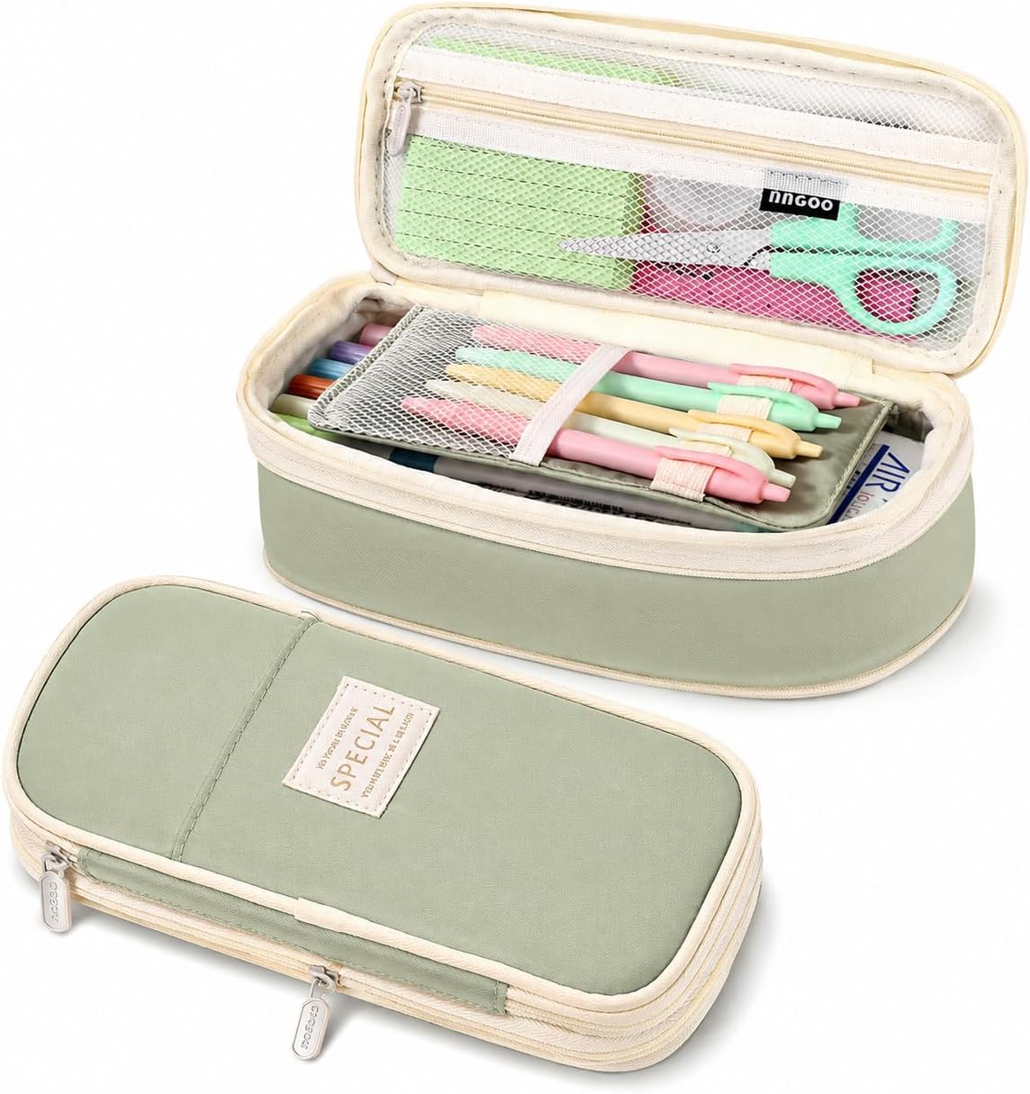 Large Capacity Expandable Pencil Case