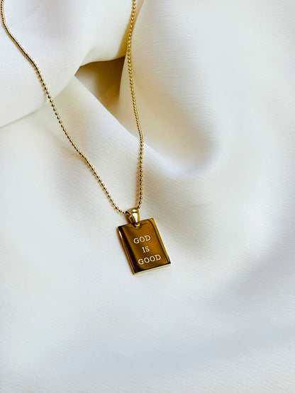 "God Is Good" Empowerment Necklace