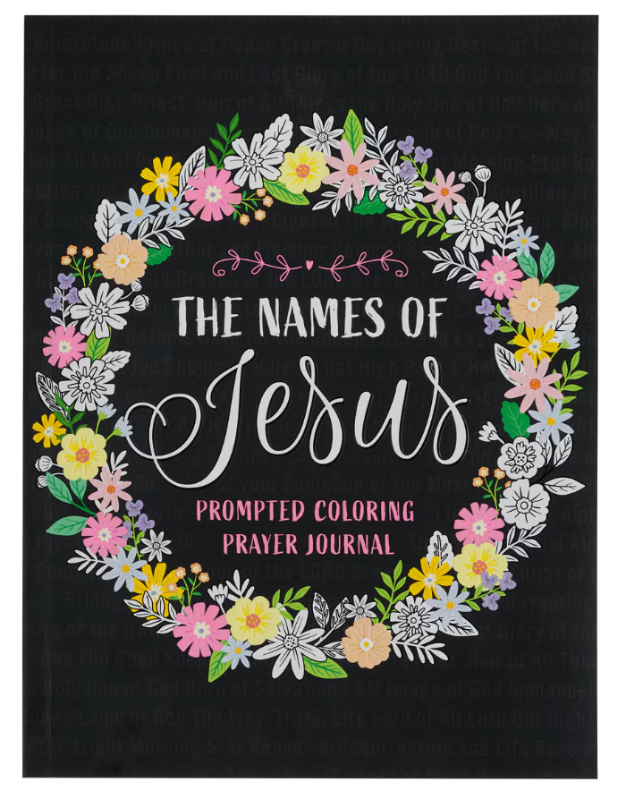 The Names of Jesus Prompted Coloring Prayer Journal