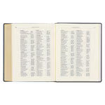 KJV Note Taking Bible Large Print - Faux Leather Hardcover | Iron Gray