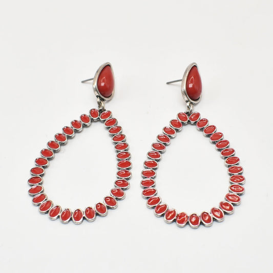 Stone Dangle Earrings