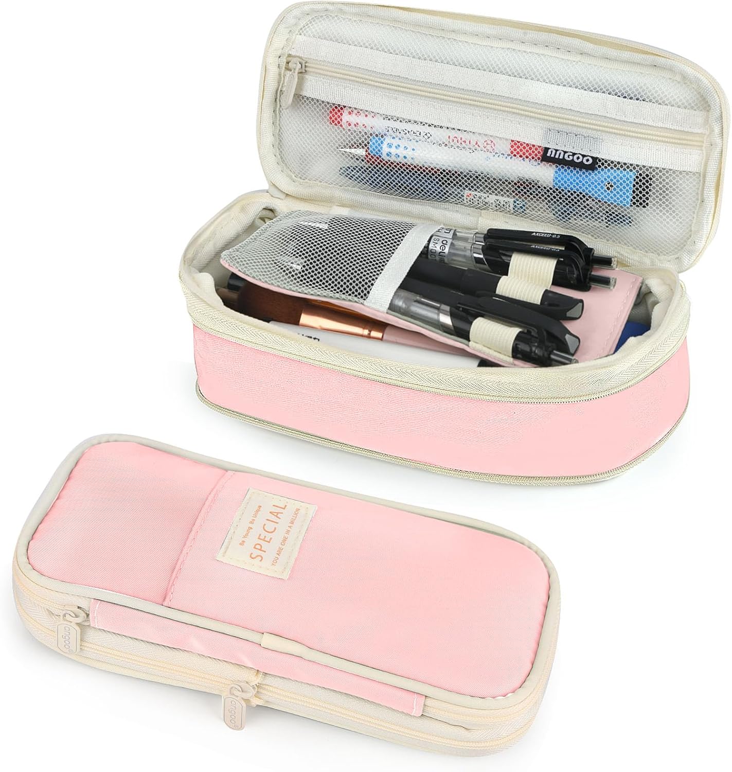 Large Capacity Expandable Pencil Case