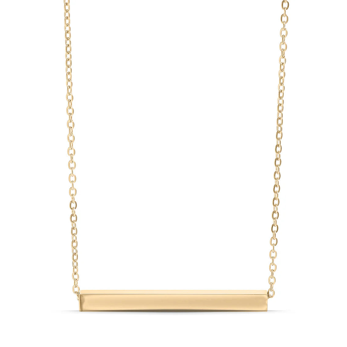 Dainty Gold Bar Necklace