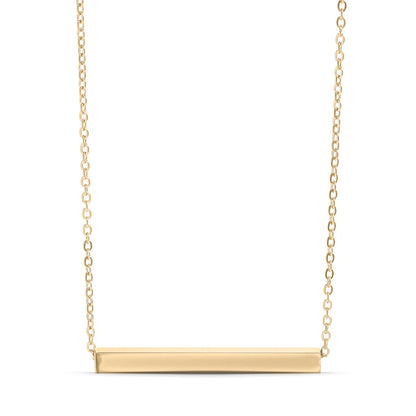 Dainty Gold Bar Necklace