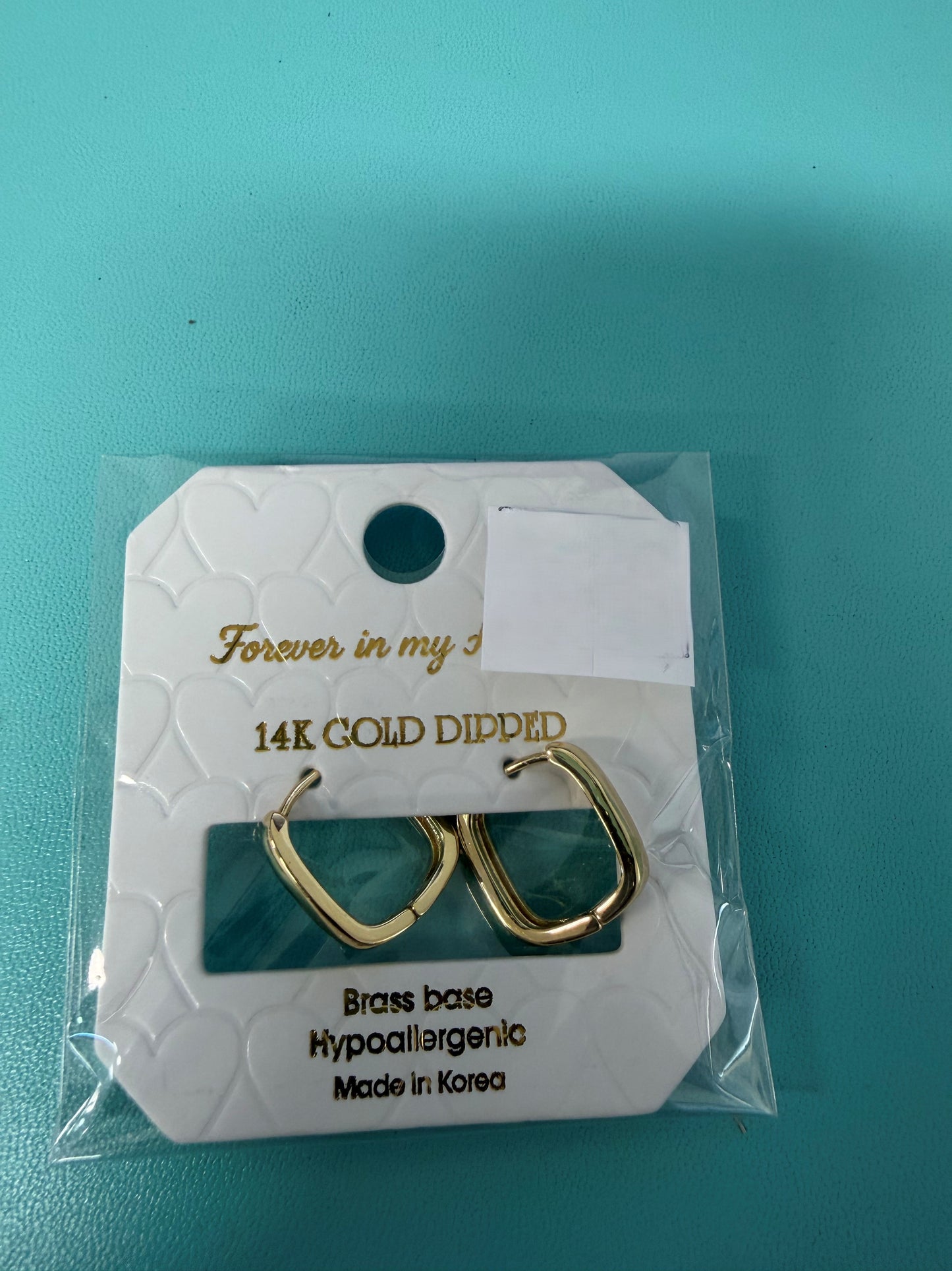 Small Square Hoop Earrings