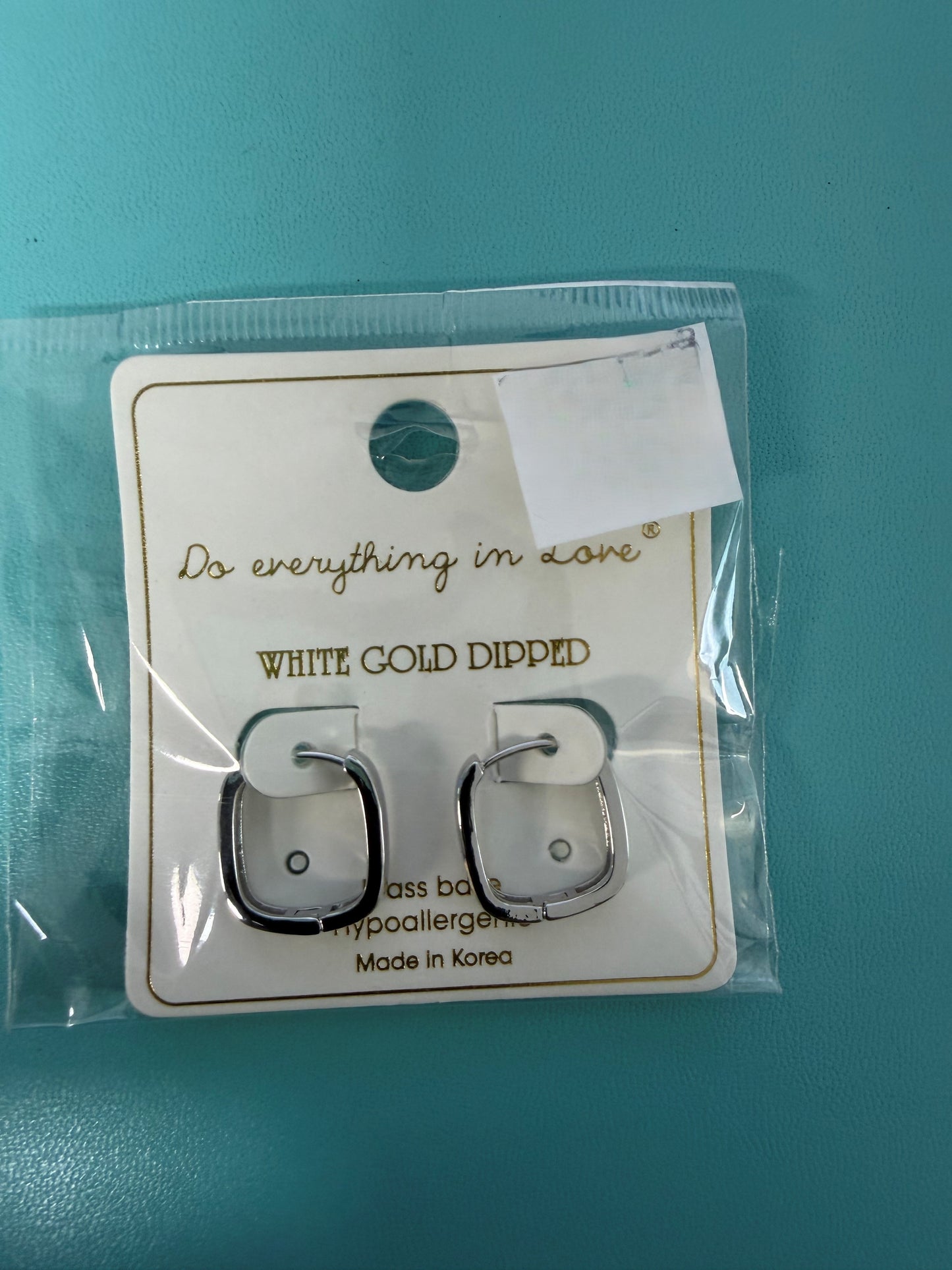 Small Square Hoop Earrings