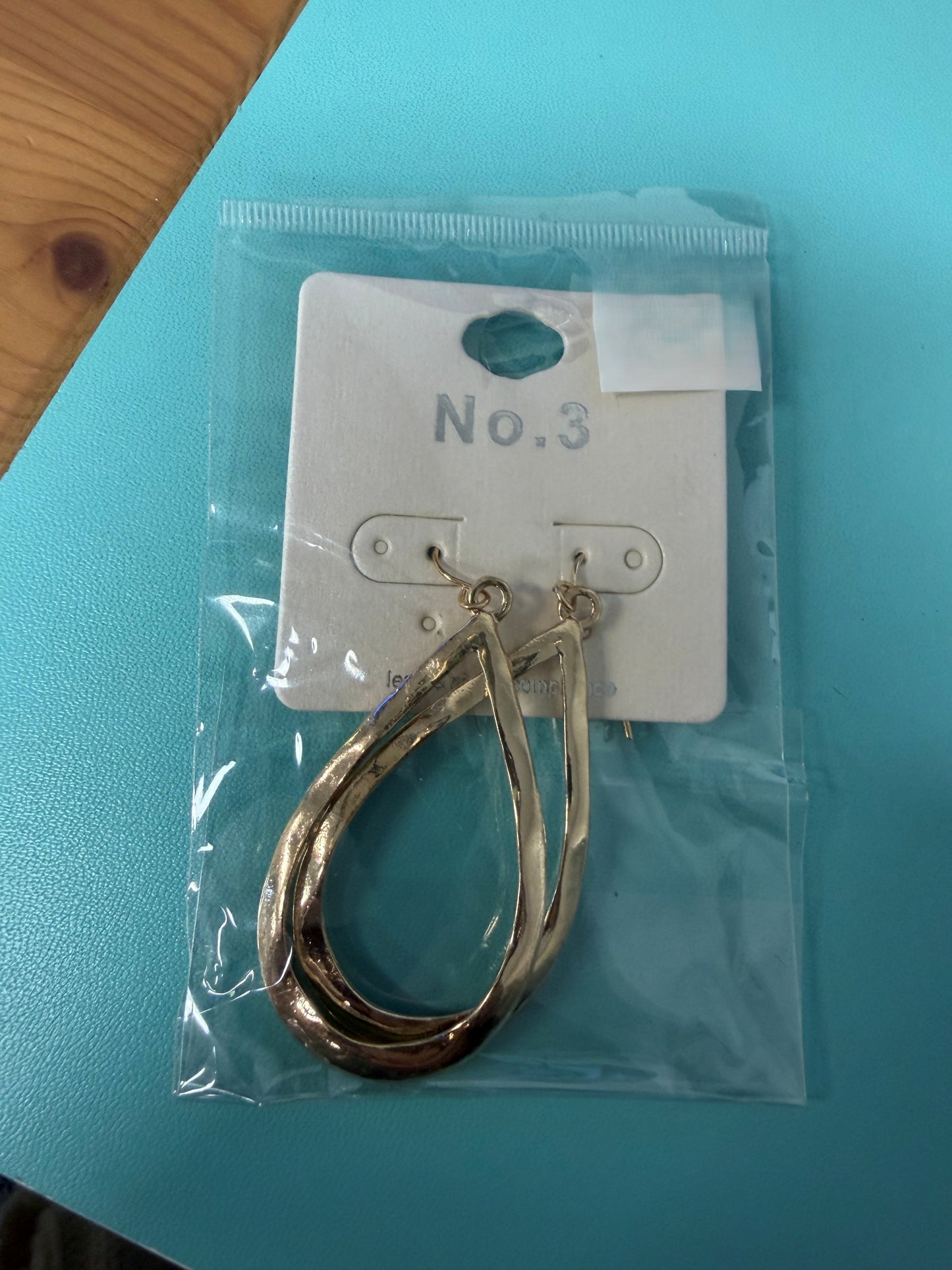 Hammered Dangle Earrings