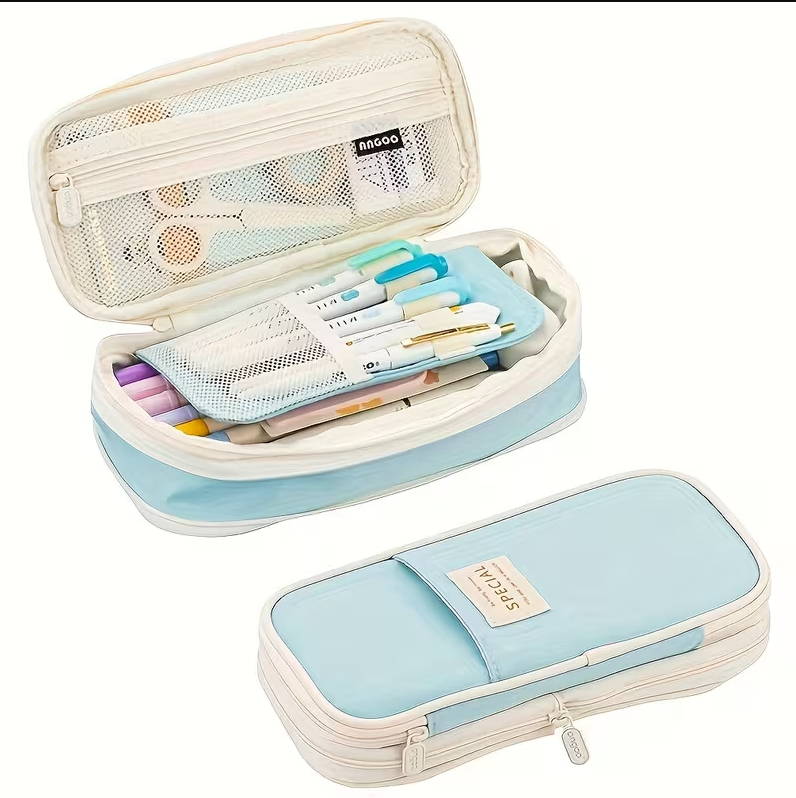 Large Capacity Expandable Pencil Case