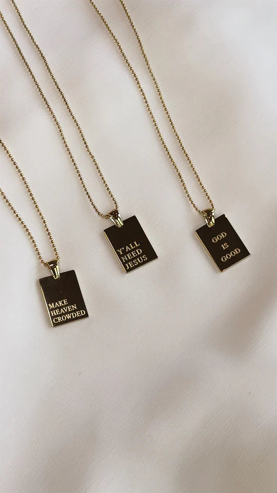 "God Is Good" Empowerment Necklace