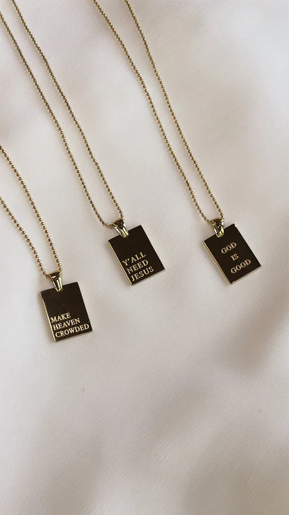 "God Is Good" Empowerment Necklace