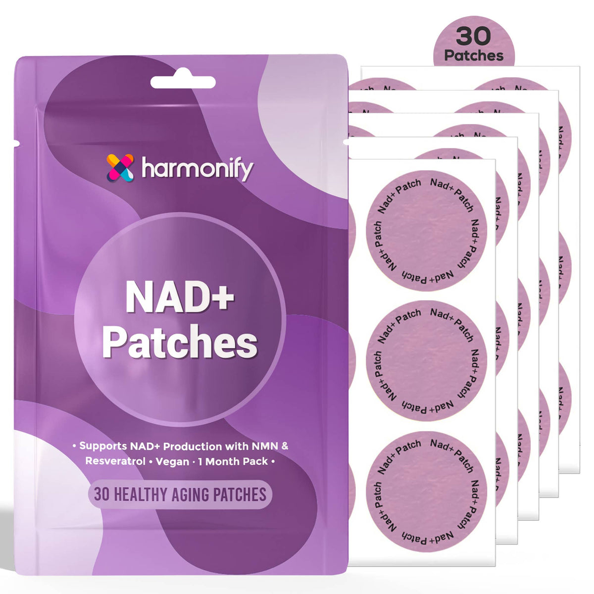 HARMONIFY NAD+ Patches - Cellular Health & Vitality