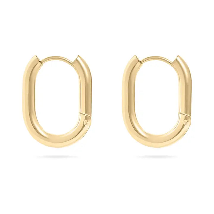 Hypo Small Oval Hoop Earrings