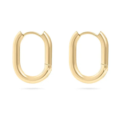 Hypo Small Oval Hoop Earrings