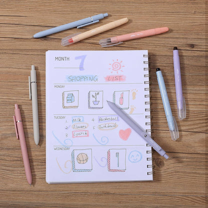 Mr. Pen 8-Pack Pastel Gel Highlighters and Pens