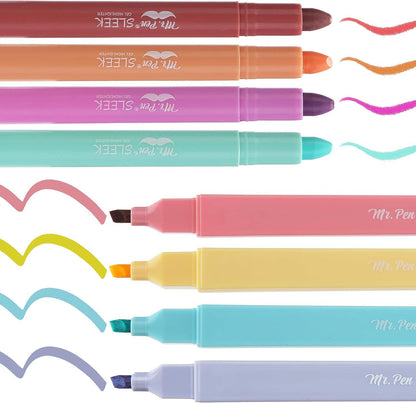 Aesthetic & Gel Highlighters Set