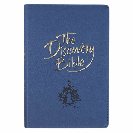 The Discovery Bible Faux Leather Navy