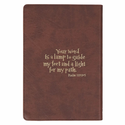 The Discovery Bible Faux Leather Brown