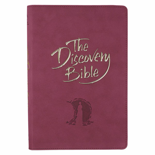The Discovery Bible Faux Leather Purple