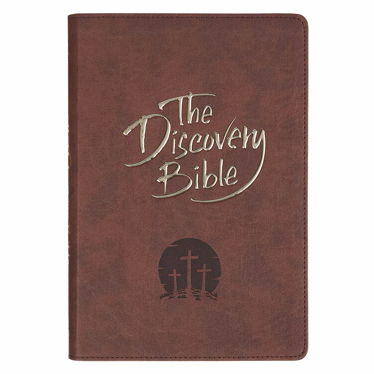 The Discovery Bible Faux Leather Brown