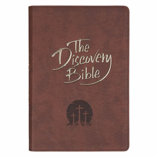 The Discovery Bible Faux Leather Brown