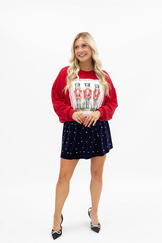 Nutcracker Stamp Sweatshirt